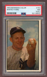 1953 Bowman Color Baseball #153 Whitey Ford Yankees PSA 7 NM oc 502960