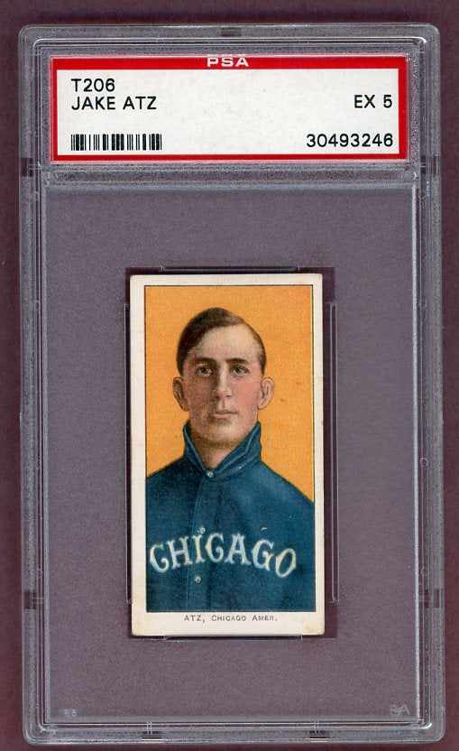 1909 T206 Jake Atz White Sox PSA 5 EX 503003