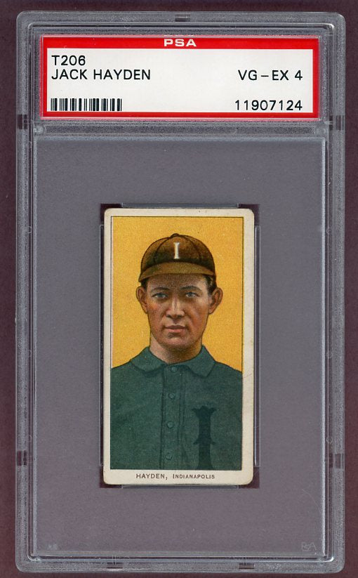 1909 T206 Jack Hayden Indianapolis PSA 4 VG-EX 503047