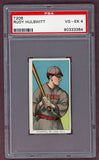 1909 T206 Rudy Hulswitt Cardinals PSA 4 VG-EX Sovereign 503050