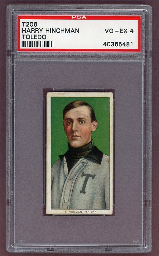 1909 T206 Harry Hinchman Toledo PSA 4 VG-EX Polar Bear 503051