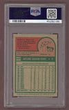 1975 Topps Mini Baseball #530 Gaylord Perry Indians PSA 8 NM/MT 503132