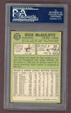 1967 Topps Baseball #170 Dick McAuliffe Tigers PSA 7 NM 503136