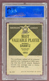 1961 Topps Baseball #473 Bobby Shantz MVP A's PSA 8 NM/MT oc 503199