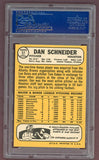 1968 Topps Baseball #057 Dan Schneider Astros PSA 8 NM/MT 503207