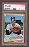 1968 Topps Baseball #030 Joe Torre Braves PSA 4 VG-EX 503238