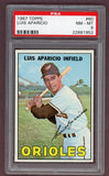 1967 Topps Baseball #060 Luis Aparicio Orioles PSA 8 NM/MT 503249