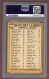 1968 Topps Baseball #006 A.L. Home Run Leaders Yastrzemski PSA 4 VG-EX 503265