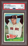 1965 Topps Baseball #142 Bill Monbouquette Red Sox PSA 9 MINT 503292