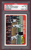 1965 Topps Baseball #132 World Series Game 1 Ford PSA 8 NM/MT 503312