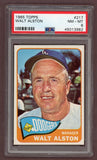 1965 Topps Baseball #217 Walt Alston Dodgers PSA 8 NM/MT 503319