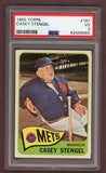 1965 Topps Baseball #187 Casey Stengel Mets PSA 3 VG 503374