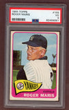 1965 Topps Baseball #155 Roger Maris Yankees PSA 3 VG 503383