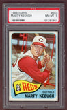 1965 Topps Baseball #263 Marty Keough Reds PSA 8 NM/MT 503419