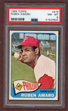 1965 Topps Baseball #419 Ruben Amaro Phillies PSA 8 NM/MT 503441