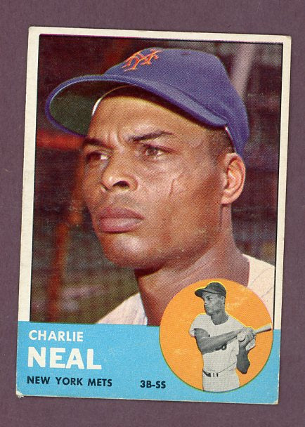 1963 Topps Baseball #511 Charlie Neal Mets VG-EX 503448