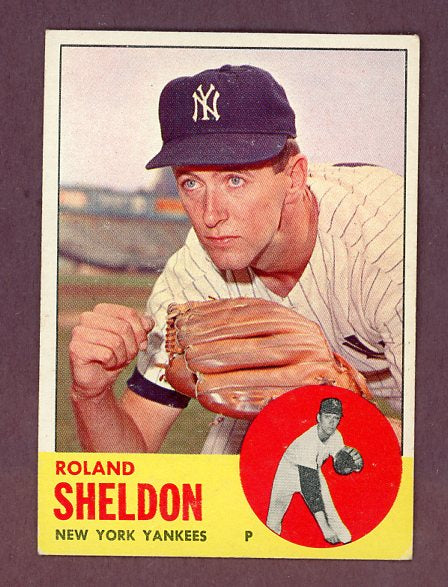 1963 Topps Baseball #507 Roland Sheldon Yankees VG-EX 503450