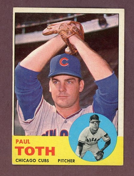 1963 Topps Baseball #489 Paul Toth Cubs VG-EX 503458