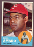 1963 Topps Baseball #455 Ruben Amaro Phillies VG-EX 503470