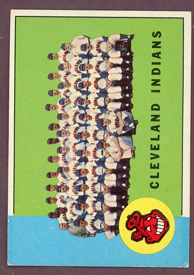 1963 Topps Baseball #451 Cleveland Indians Team VG-EX 503473