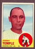 1963 Topps Baseball #576 Johnny Temple Colt .45s VG-EX 503474