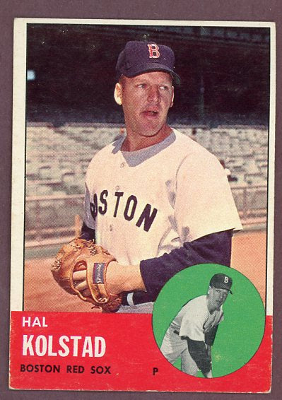 1963 Topps Baseball #574 Hal Kolstad Red Sox VG-EX 503476