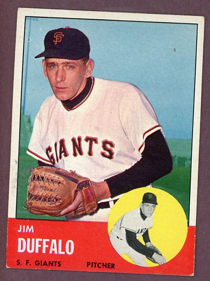 1963 Topps Baseball #567 Jim Duffalo Giants VG-EX 503483