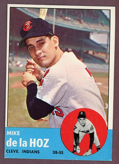 1963 Topps Baseball #561 Mike De La Hoz Indians VG-EX 503488