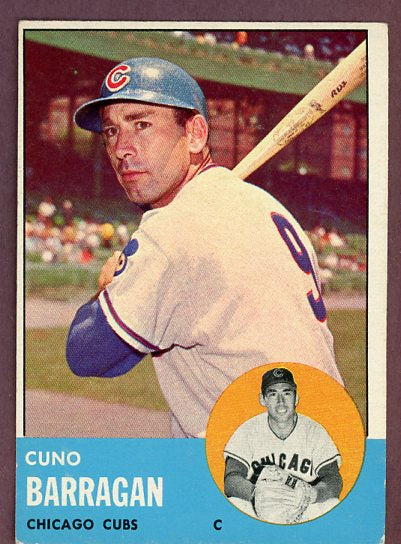 1963 Topps Baseball #557 Cuno Barragan Cubs VG-EX 503491