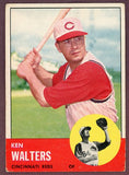 1963 Topps Baseball #534 Ken Walters Reds VG-EX 503499