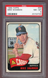 1965 Topps Baseball # 43 Mike Shannon Cardinals PSA 8 NM/MT 503510