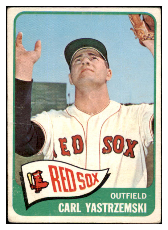 1965 Topps Baseball #385 Carl Yastrzemski Red Sox VG-EX 503525