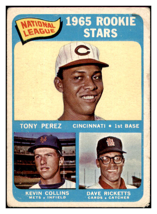 1965 Topps Baseball #581 Tony Perez Reds VG 503527