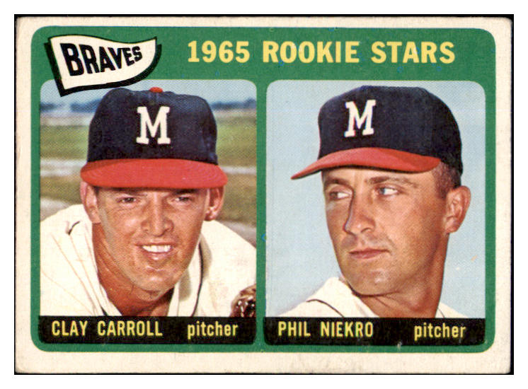1965 Topps Baseball #461 Phil Niekro Braves VG 503535
