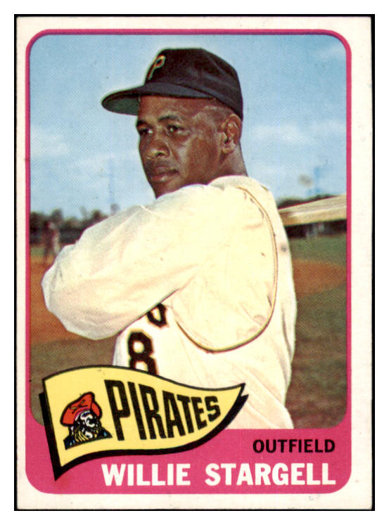 1965 Topps Baseball #377 Willie Stargell Pirates EX-MT 503542