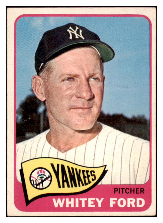 1965 Topps Baseball #330 Whitey Ford Yankees VG-EX 503545