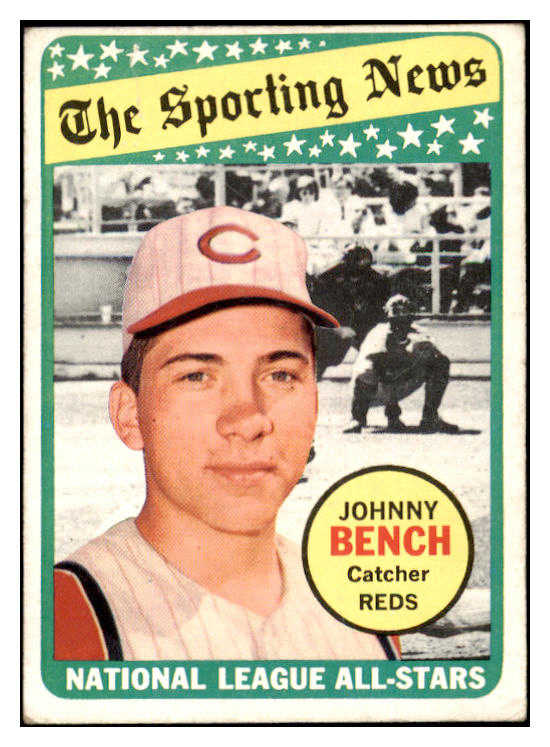 1969 Topps Baseball #430 Johnny Bench A.S. Reds VG 503565