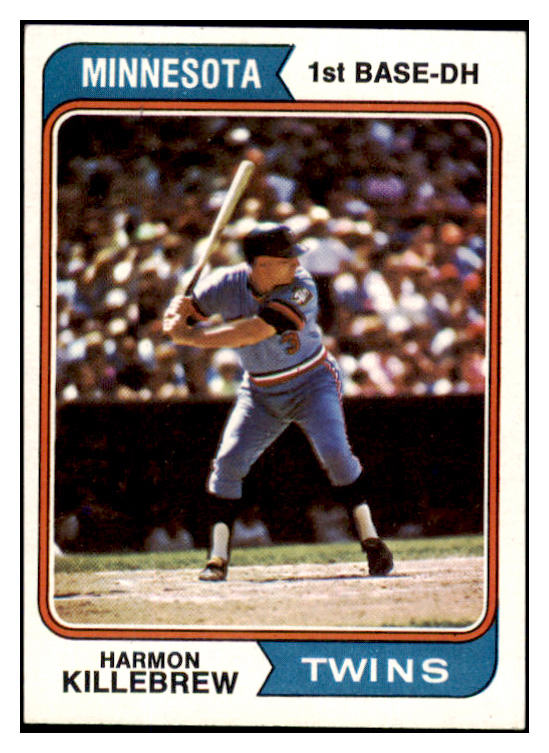 1974 Topps Baseball #400 Harmon Killebrew Twins EX-MT 503568