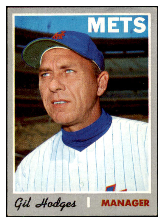 1970 Topps Baseball #394 Gil Hodges Mets VG-EX 503585