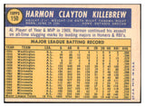 1970 Topps Baseball #150 Harmon Killebrew Twins EX 503587