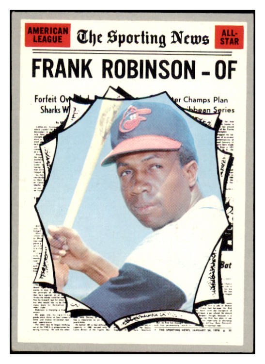 1970 Topps Baseball #463 Frank Robinson A.S. Orioles EX 503601