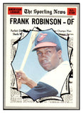 1970 Topps Baseball #463 Frank Robinson A.S. Orioles EX 503601