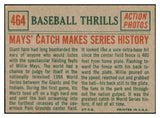 1959 Topps Baseball #464 Willie Mays IA Giants EX-MT 503612