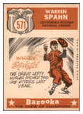 1959 Topps Baseball #571 Warren Spahn A.S. Braves EX-MT 503613