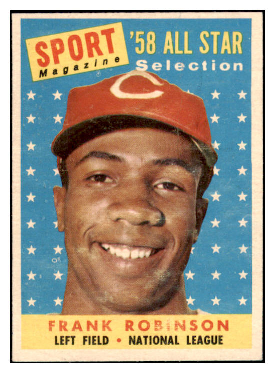 1958 Topps Baseball #484 Frank Robinson A.S. Reds EX-MT 503617