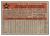 1958 Topps Baseball #484 Frank Robinson A.S. Reds EX-MT 503617