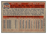 1957 Topps Baseball #170 Duke Snider Dodgers EX-MT 503622