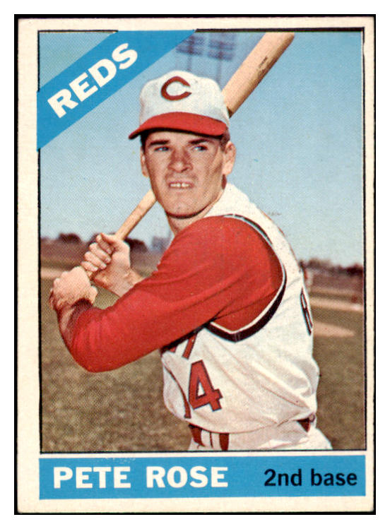 1966 Topps Baseball #030 Pete Rose Reds EX-MT 503625