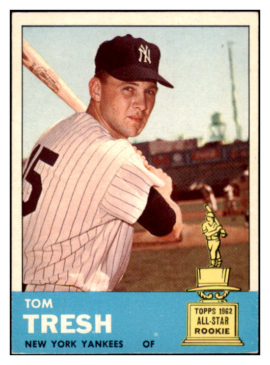 1963 Topps Baseball #470 Tom Tresh Yankees EX-MT 503646