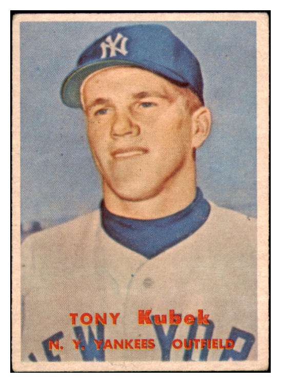 1957 Topps Baseball #312 Tony Kubek Yankees VG 503649